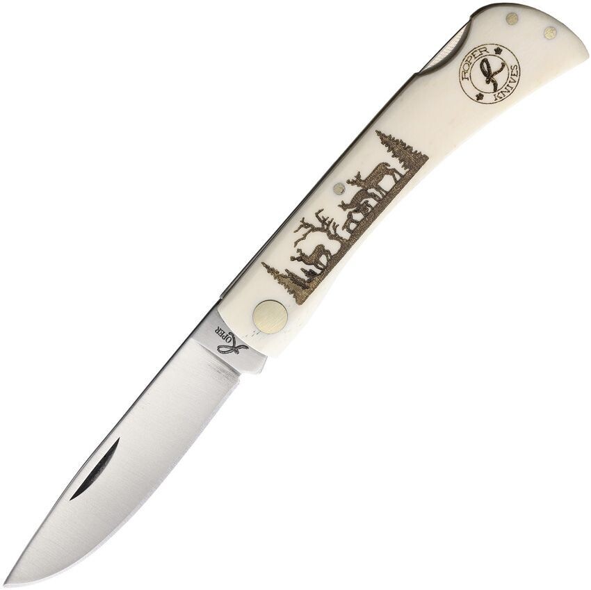 Roper Knives Mini Work Lockback Deer