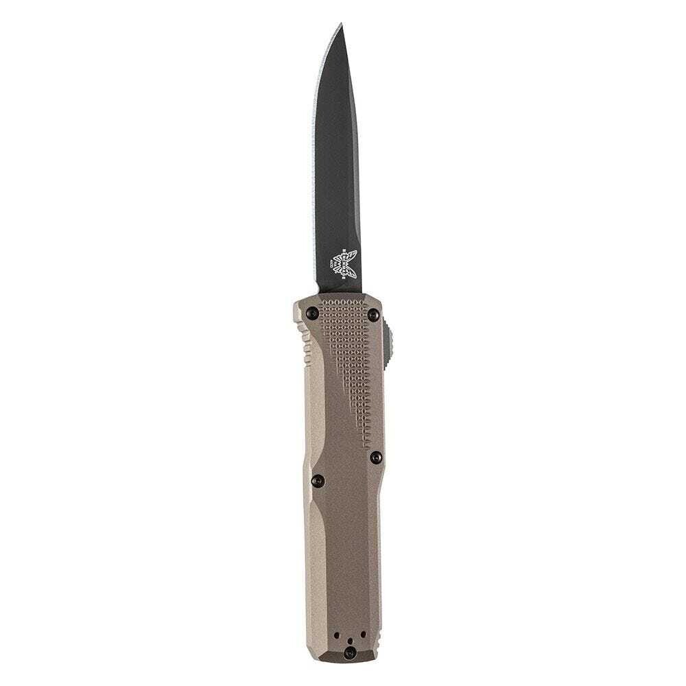 Benchmade 4600DLC-1 Phaeton D/A OTF Automatic Knife FDE (3.45" Black DLC)
