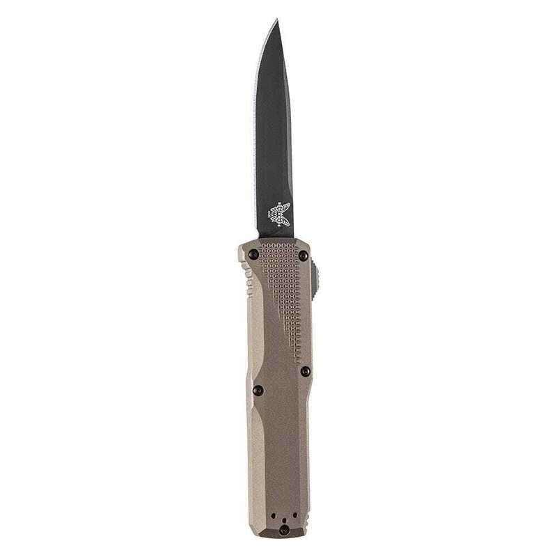 Benchmade 4600DLC-1 Phaeton D/A OTF Automatic Knife FDE (3.45" Black DLC)