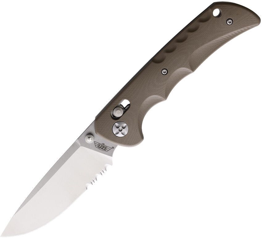 Uzi Axis Lock Drop Point