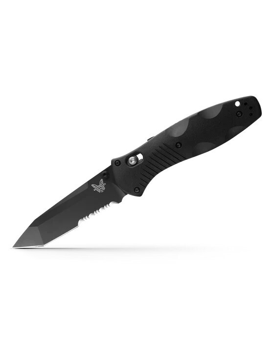 Benchmade Barrage Tanto AXIS-Assist Knife (3.6" Black Serr) 583SBK