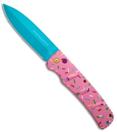 Boker XXL Kalashnikov Exclusive Dessert Warrior Automatic Knife (4.75" Blue)