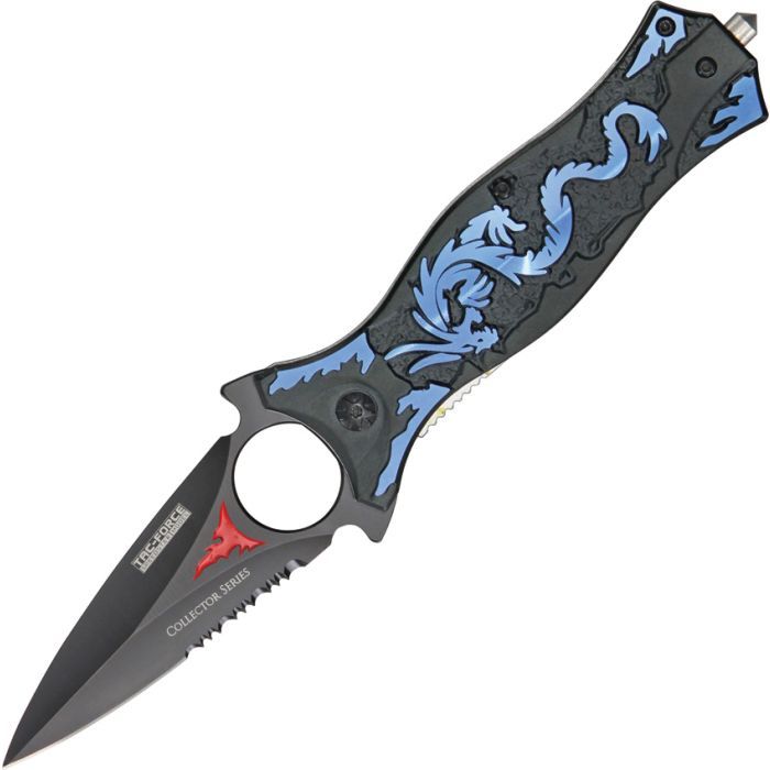 Tac Force Dragon with Finger Hole , Color: Blue