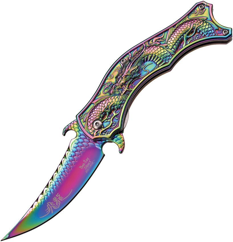Dark Side Blades Dragon Linerlock A/O Spectrum
