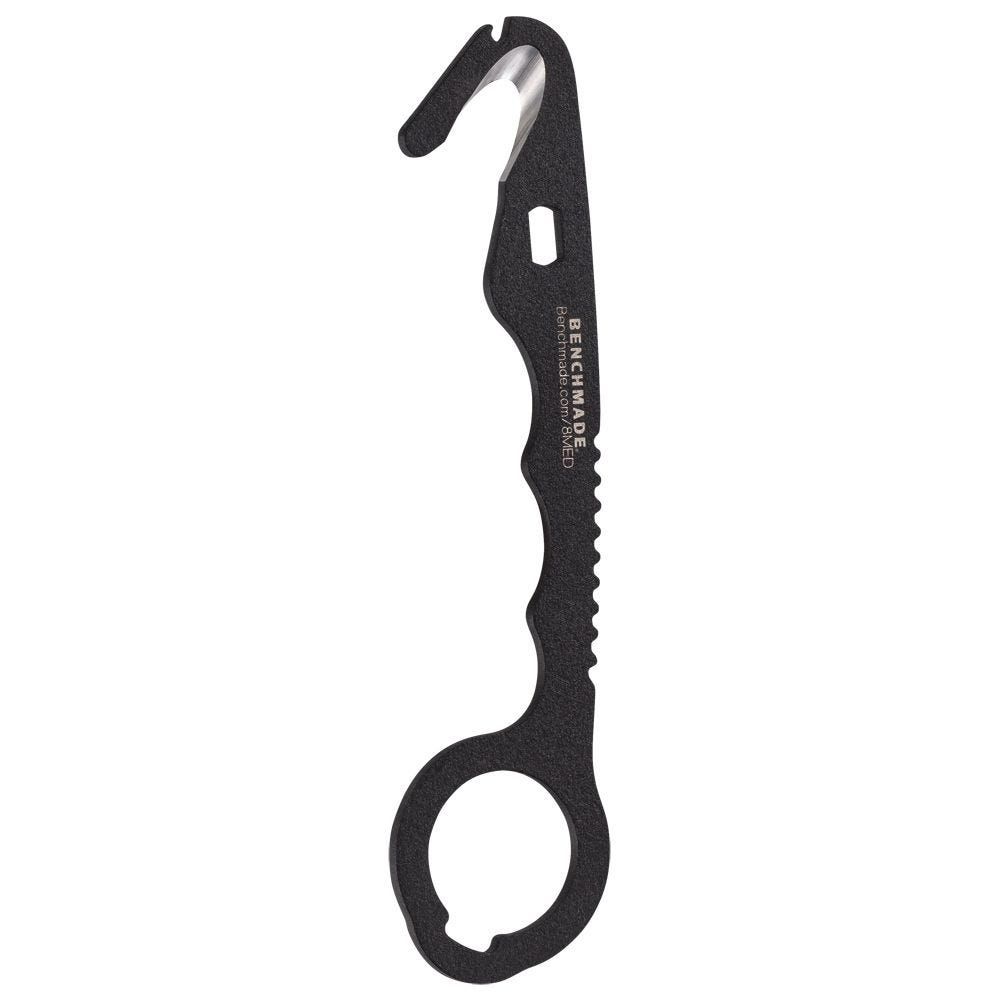 Benchmade 8 Safety Cutter Medical Hook (Black Soft Sheath) BLKWMED