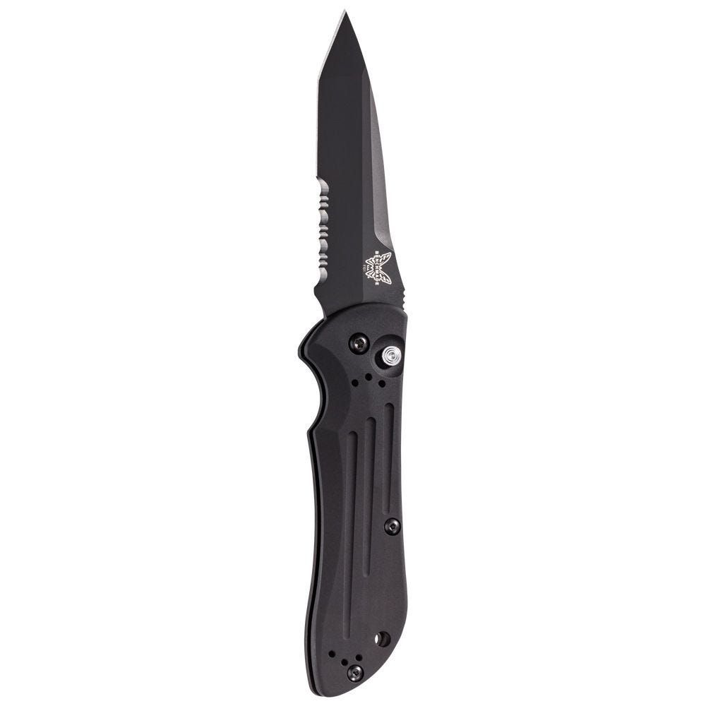 Benchmade Auto Stryker Automatic Knife Next Gen (3.6" Black Serr) 9101SBK
