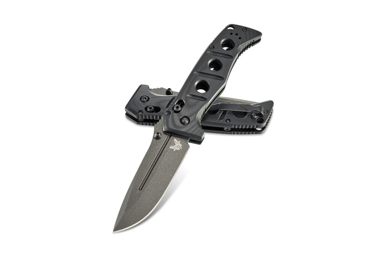 Benchmade Adamas AXIS Lock Knife Black G-10 (3.8" Gray) 275GY-1