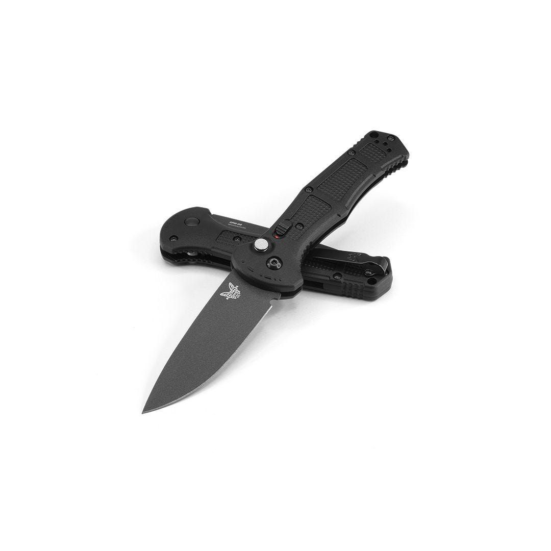 Benchmade Claymore Automatic Knife Black Grivory (3.6" Black) 9070BK