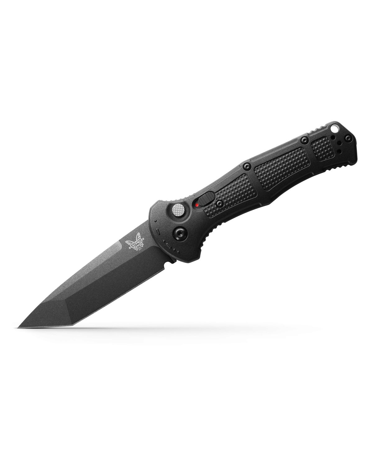 Benchmade Claymore Tanto Automatic Knife Black Grivory (3.6" Black) 9071BK