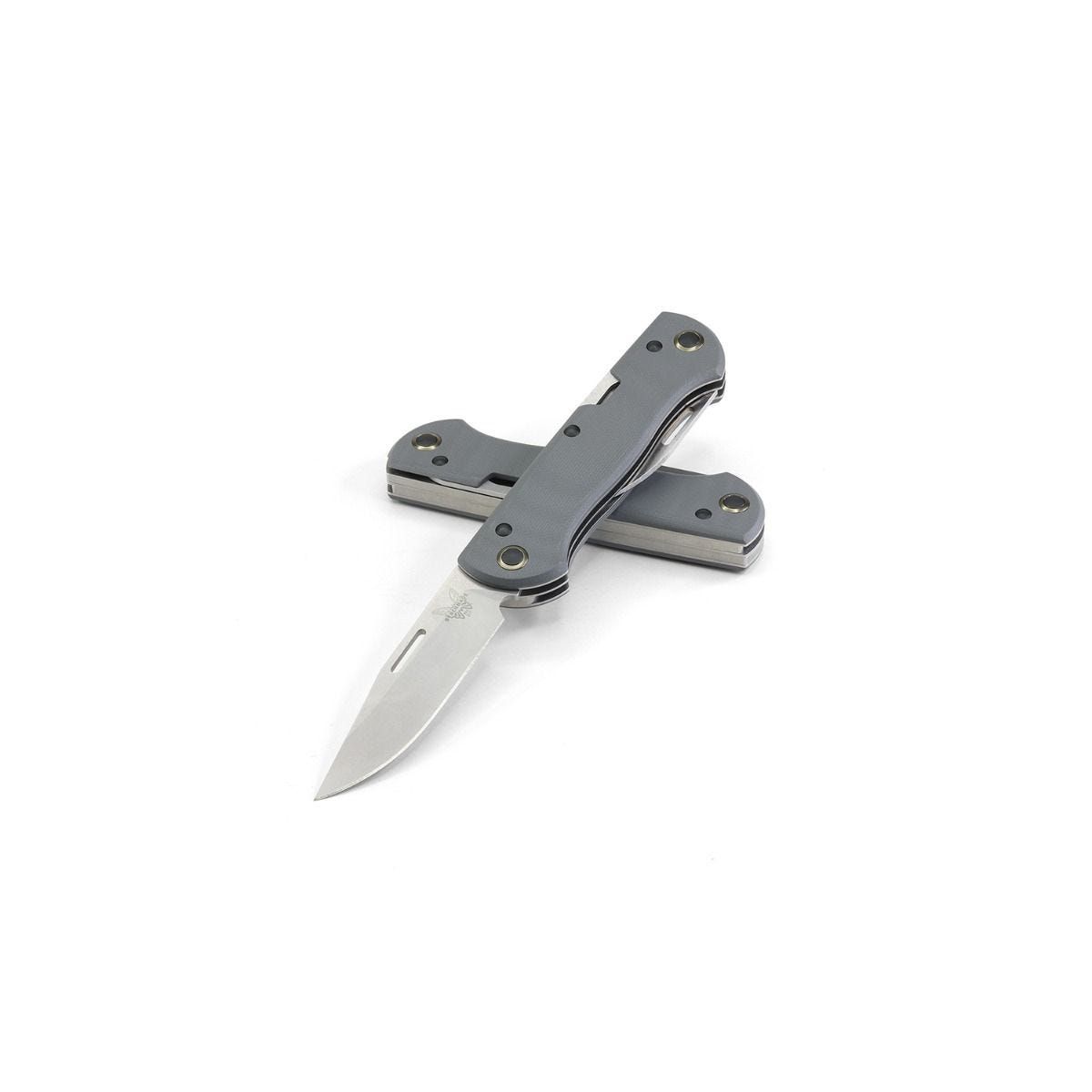 Benchmade Weekender Slip Joint Knife Cool Gray G-10 (3" SW) 317