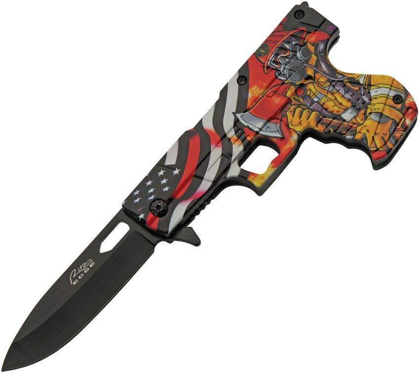 Rite Edge Gun Linerlock A/O Firefighter