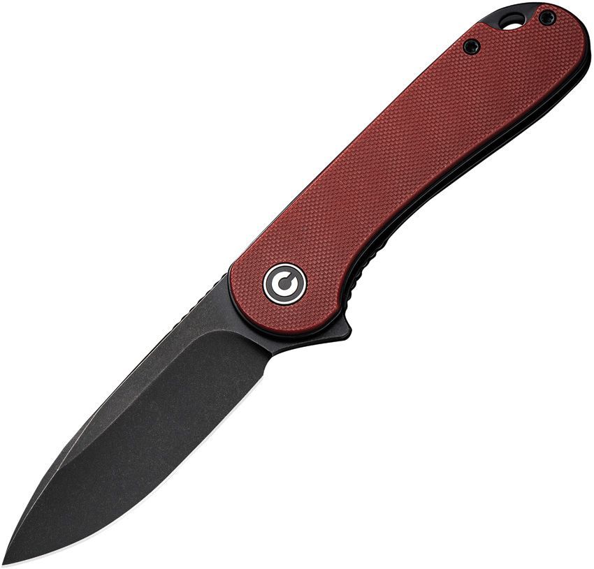CIVIVI Elementum Liner Lock Knife Burgundy G-10 (2.9" Black) C907A1