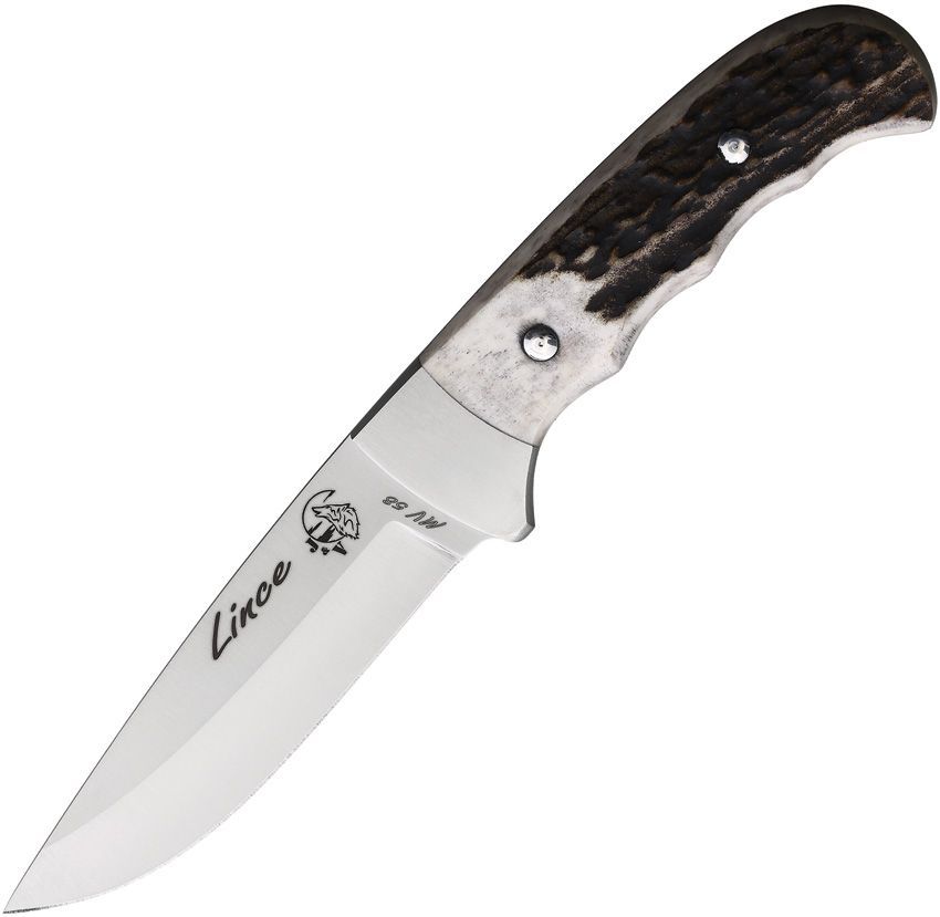 J&amp;V Adventure Knives Gueppardo Fixed Blade 21.92" Stag 3113-Ci