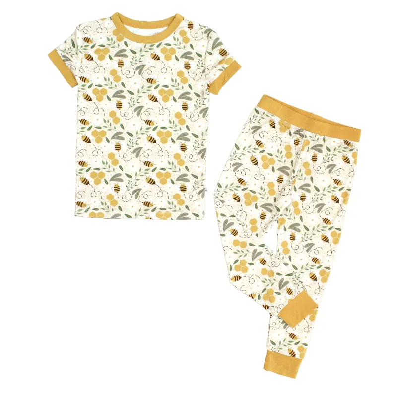 Pajama Set - Happy Honey Bees - 2T