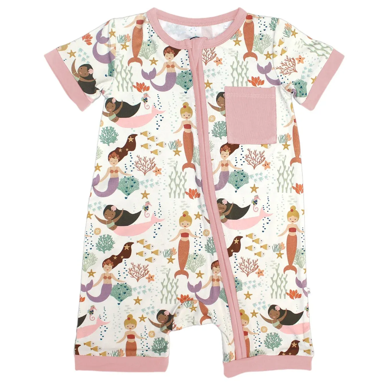 Romper - Making Waves - Mermaid - 12-18M