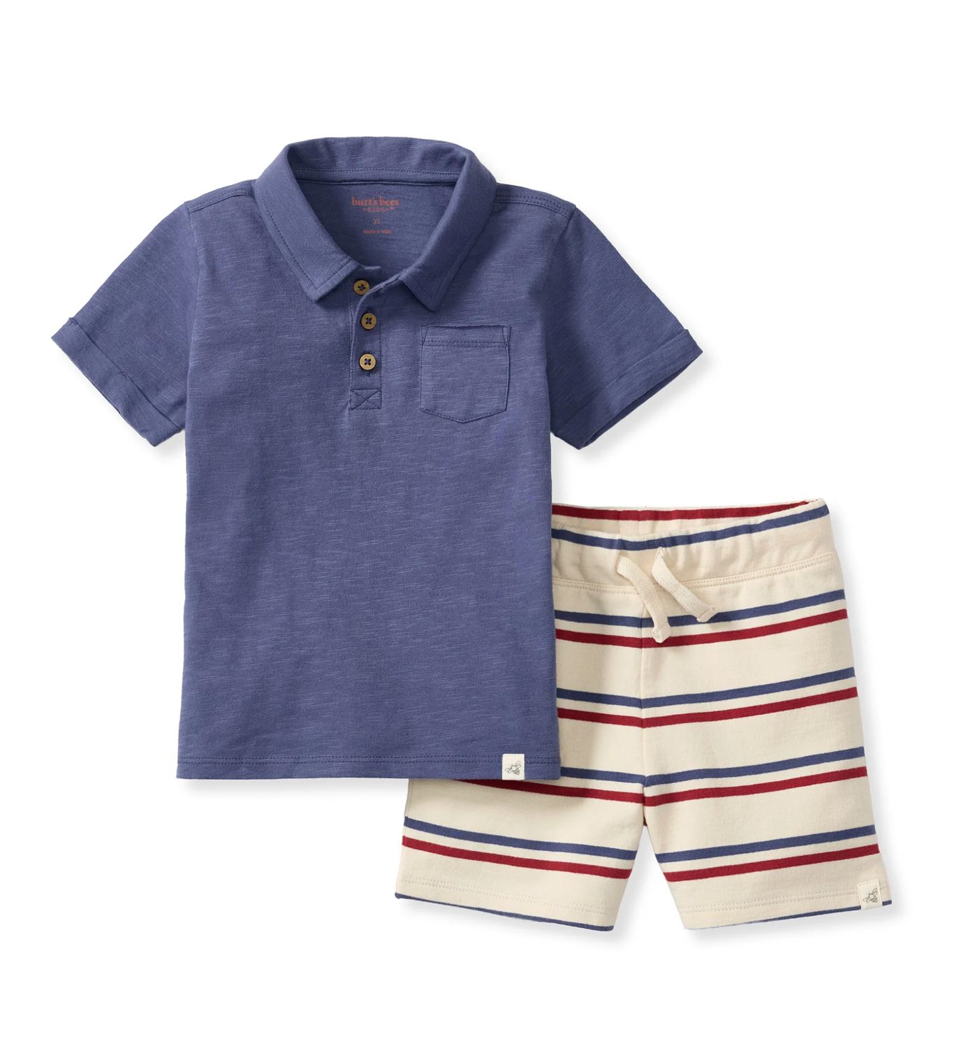 Shorts Set - USA Stripe -6-9 Months