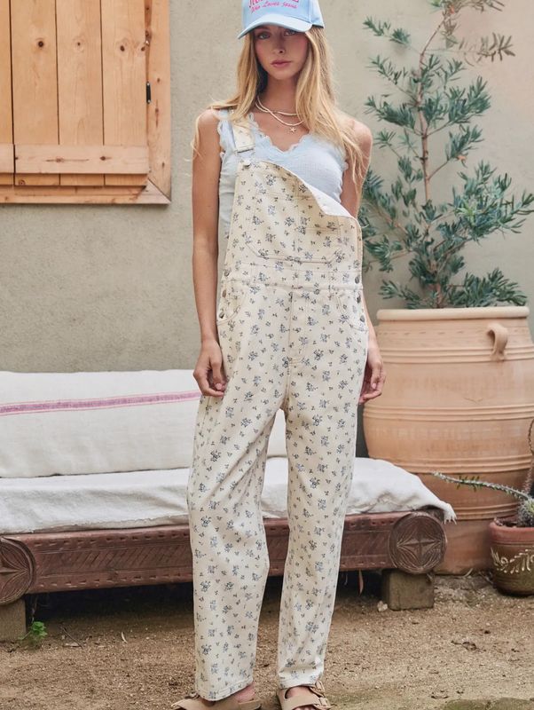 Overalls - Vintage Daisy Floral - Small