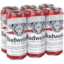 Budweiser 16oz 6pk Can