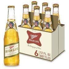 Miller High Life 6pk Bottle
