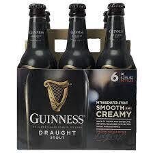 Guiness Draught 6pk Bottle
