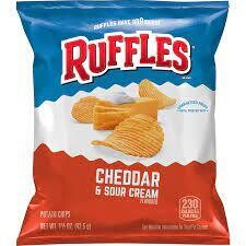 Snacks - Ruffles Cheddar &amp; Sour Cream
