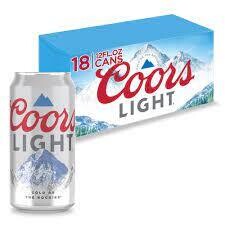 Coors Light 18pk Can