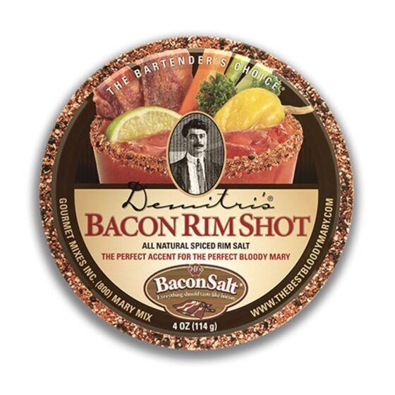 Demitri&#39;s Bacon Rim Salt 4oz.