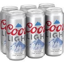 Coors Light 6pk Can