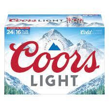 Coors Light 16oz 24pk Can