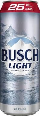 Busch Light 25oz Can