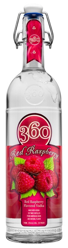 360 Vodka - Red Raspberry 750ml