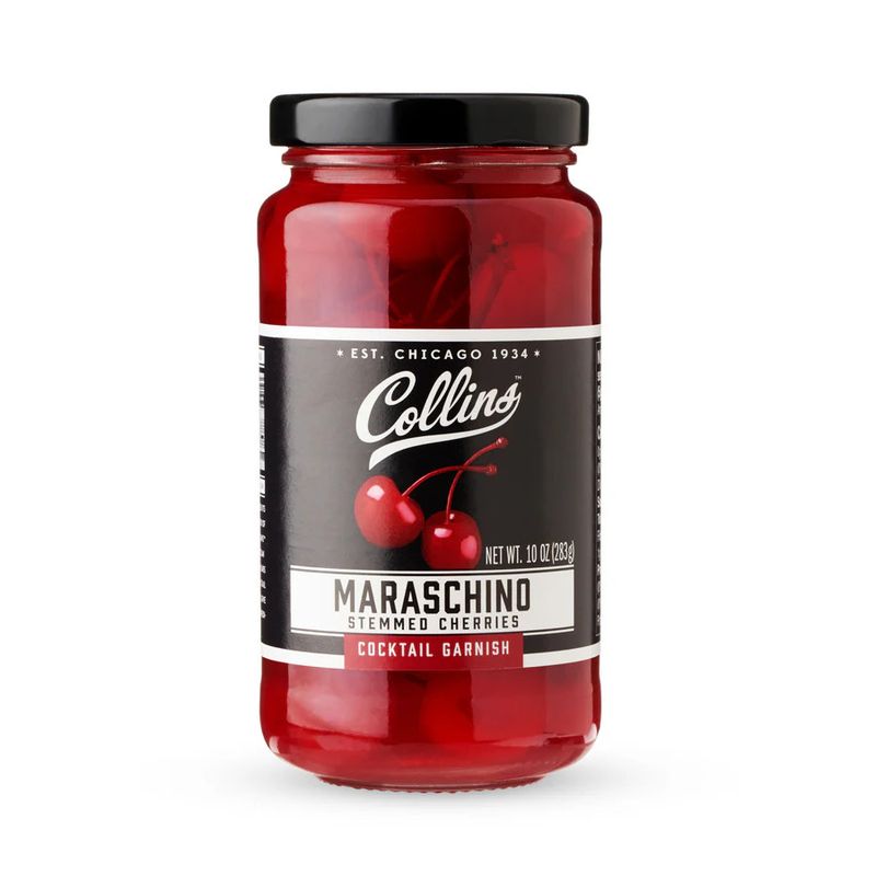 Collins Maraschino Stemmed Cherries 10oz