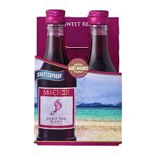 Barefoot Wine - Sweet Red 4pk Bottle