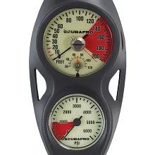 2 Gauge Inline analog console PG/PSI & DG/FT