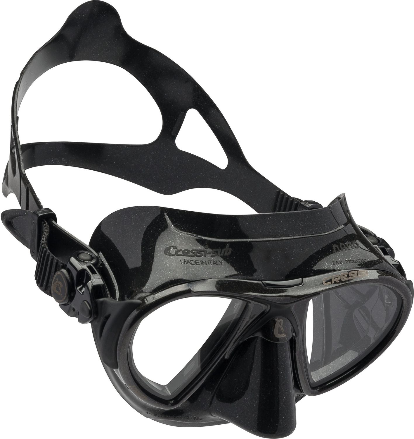 Cressi NANO Mask, Color: Black/Black