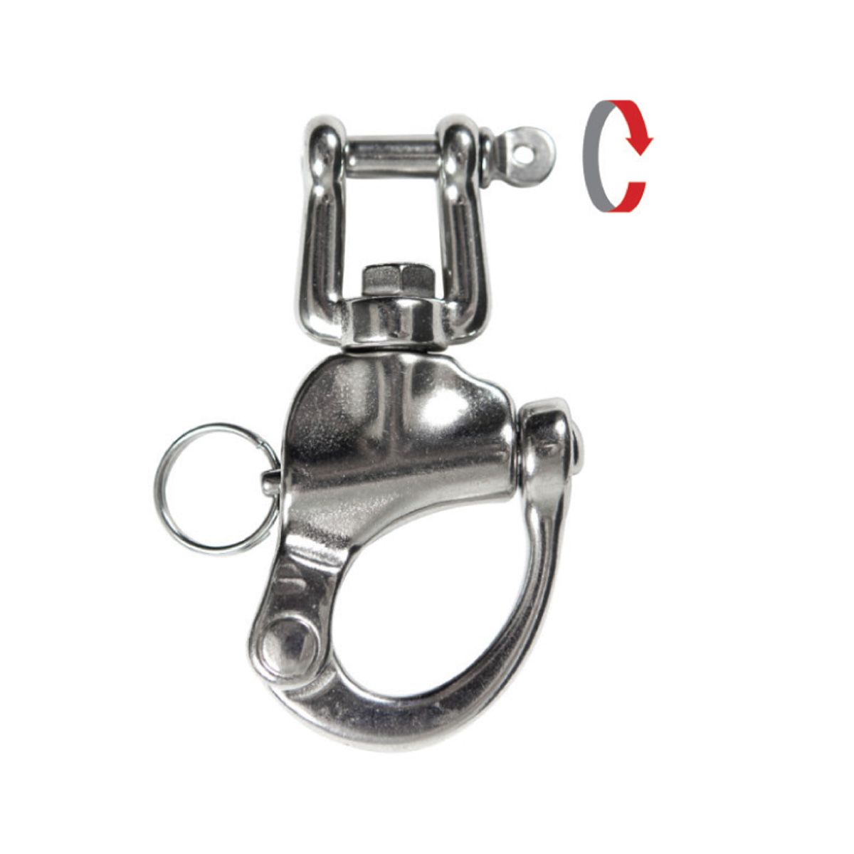 Highland Stainless Steel Snap Shackle, Size: 3.5"