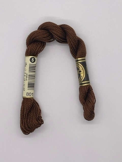 DMC5 801: Dark Coffee Brown