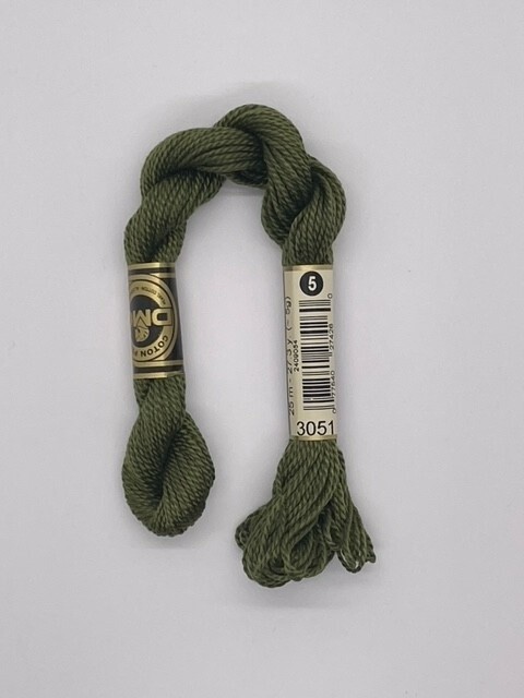 DMC5 3051: Dark Green Grey
