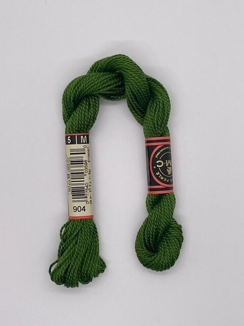 DMC5 904: Very Dark Parrot Green