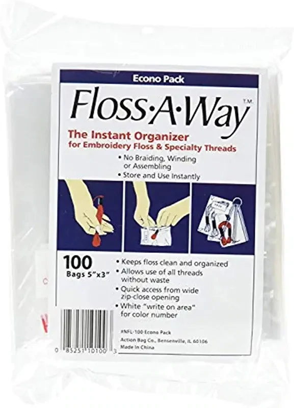 Floss-A-Way Bags w/o Ring (100 ct)