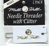 Mill Hill Needle Threader w/Cutter (2 pack)