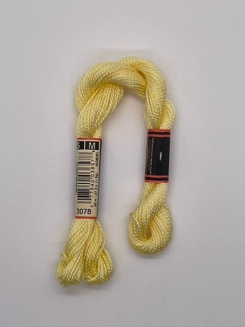 DMC5 3078: Very Light Golden Yellow