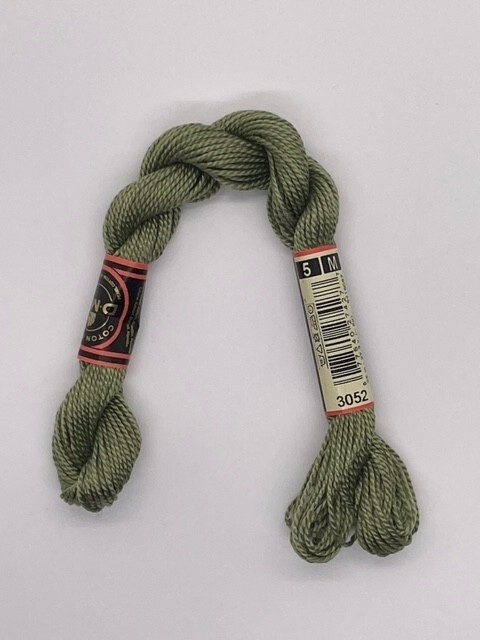 DMC5 3052: Medium Green Grey