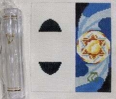 AR-161: Mezuzah w/Stitch Guide and Holder (18 Ct)