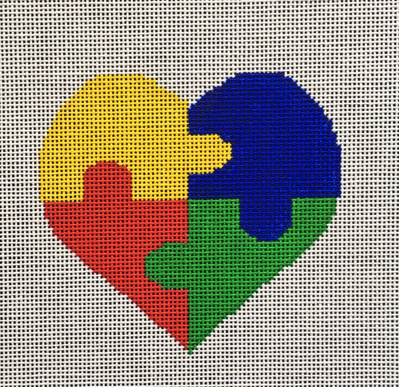 SV-H001: Puzzle Heart (18 ct)