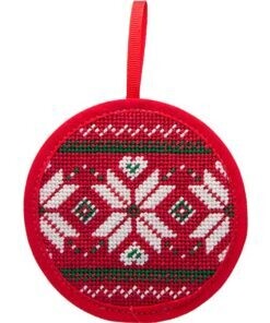 7030: Fair Isle Red Stitch-Up