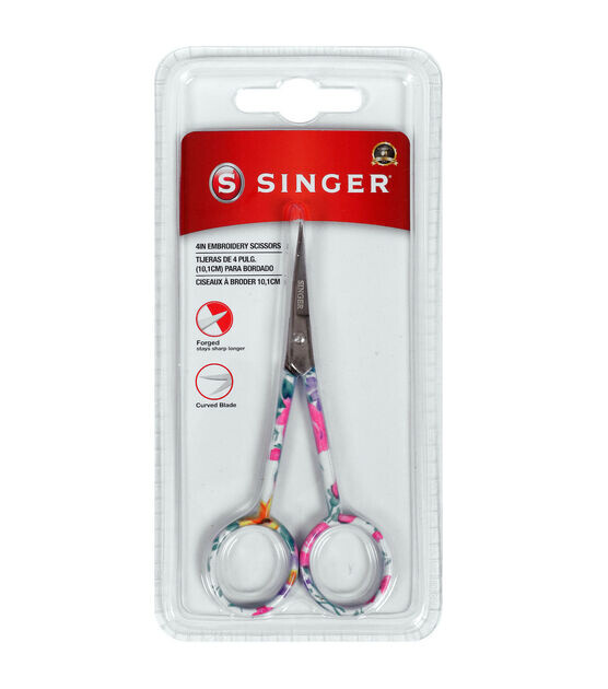 Singer 4" Curved Embroidery Scissors