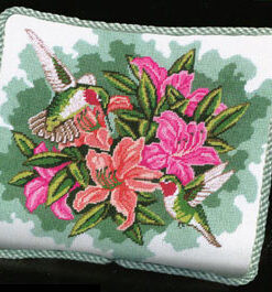 6202: Hummingbird &amp; Lilies