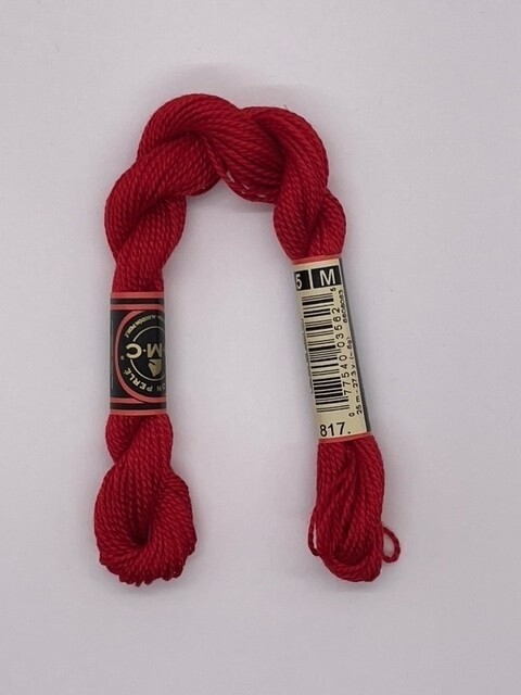 DMC5 817: Very Dark Coral Red