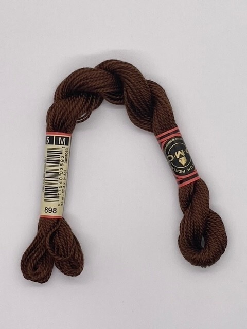 DMC5 898: Very Dark Coffee Brown
